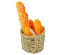 Milisten 1ensemble Mini Panier à Résine De Décoration pour Maison De Poupée Accessoires Réalistes pour De Rôle Alimentation Et Ornements Miniatures
