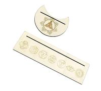 Milisten 1Ensemble Support de Tarot Bois Porte Cartes pour Divination et Rituels Religieux Accessoire Élégant pour Cartes de Tarot et Création Ambiance