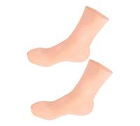 Milisten 1paire Chaussettes Hydratantes Réutilisables Gel Avec Rembourrage Nid Abeille Confortables Et Soins Pour Secs Et Fissurés