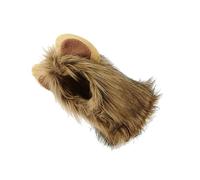 Milisten 1pièce Chapeau Lion Wacky pour Animaux Perruque Déguisement Chat avec Oreilles Costume Amusant pour Halloween Et Fêtes Ajustable Et Confortable