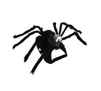 Milisten 1pièce Costume Halloween pour Animaux De Compagnie Vêtements Créatifs avec Tête De Crâne Et Design Araignée Accessoire Festif pour Chats Et Chiens De Moyenne