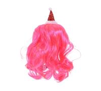 Milisten 1pièce Perruque De Noël pour Chiens Et Chats Accessoire De Cosplay Adorable Chapeau De Fête pour Animaux De Compagnie Célébration