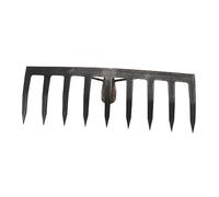 Milisten 1Pièce Râteau de Jardin Multifonctionnel Dents Outil de Jardinage Durable pour Creuser Desserrer Désherber Sol Accessoire Agricole Pratique pour Plantes