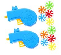 Milisten 2 Ensembles Distributeur de Disques pour de Jouets Interactifs avec Hélices Colorées Toys de Chasse pour Animaux Style Aléatoire