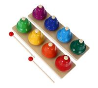 Milisten 2 Ensembles Jouets Bois à Cloches Instruments de Musique Percussion pour Garçon Fille Jouets Éducatifs et Sensory pour Développement Musical