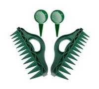 Milisten 2 Ensembles Outil de Plantation Pratique avec Distributeur Réglable Lot de Plantoirs à Main pour Jardinage Semis de et Bulbes et Portable