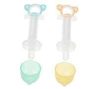 Milisten 2 Ensembles Pet Feeding Kit with Tubes for Medicine and Liquid Food Easy to Clean Koala Shaped Dispenser for Small Dogs Puppies Kittens and Cats