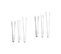 Milisten 2 Ensembles Pince À Barbecue Acier Inoxydable De Antidérapante Et Ergonomique pour Viande Grillades Et Buffets Cuisine pour 3 Pièces * 2