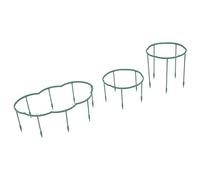 Milisten 2 Ensembles Supports pour Plantes Grimpantes Lot Piquets de Protection pour Orchidées et Plantes Vertes Résistants et Empilables Courtes Mixtes pour Jardin et Intérieur