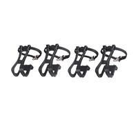 Milisten 2 Paires Pédales de Vélo avec Clips et Sangles Accessoires pour Cyclisme Extérieur Ajustables et Durables Compatibles avec Divers Modèles de Vélos