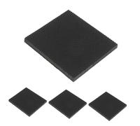 Milisten 2 paires Protège-talons Antidérapants pour Chaussures à Talons Hauts Coussinets de Remplacement Silencieux et Résistants Kit Réparation Semelles pour Femme Lot de Noir