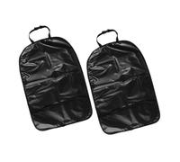 Milisten 2 Pcs Tapis de Protection de Siege Arrière Voiture pour Garçon et Filles Tapis de Kick Anti-taches et Boue en Tissu Oxford pour Sièges Auto