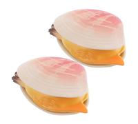 Milisten 2 Pièces à Eau Forme Créatif pour Garçon Fille avec Design Réaliste de Palourde Facile à Utiliser pour Jeux été Extérieur Farces Amusantes