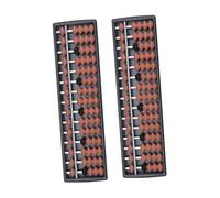 Milisten 2 Pièces Abacus Éducatif pour Garçon Fille Boulier Traditionnel Outil de Calcul Pratique pour Les Compétences Mathématiques et Filles