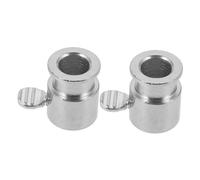 Milisten 2 pièces Accessoire Rotisserie Chromé pour Barbecue Gaz Fourchette Réglable Hauteur de Remplacement Résistante Haute Température pour Cuisson Extérieure