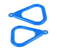Milisten 2 Pièces Anneaux de Gymnastique pour Garçon Fille Sécurisés pour Grimper et Exercer Compatibles Intérieur Extérieur Accessoires pour Parcours Obstacles Ninja
