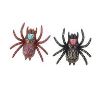 Milisten 2 Pièces Araignée Réalistes pour Farces de Araignée pour Halloween Accessoires de Amusants pour Fêtes et Farces Entre