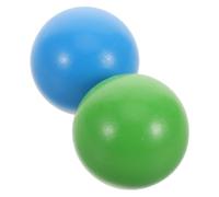 Milisten 2 pièces Balles de Croquet Bois pour Jeux Extérieurs Famille Boules Naturelles Polies pour Garçon Fille Matériel de Jeu Stable pour Pelouse et Jardin
