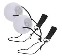 Milisten 2 Pièces Balles Lumineuses LED de Jonglage Colorées Éclairants Amusants pour Activités Nocturnes et Exercices de Coordination
