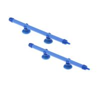 Milisten 2 Pièces Barre Diffuseur Air Aquarium Bleu Bande Augmentation Oxygène pour Poissons Bulles Fines Uniformes Compatible Pompe à Air pour Aquarium et Réservoir