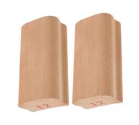 Milisten 2 Pièces Bloc de Ponçage pour Guitare avec Poignée Bois Outil de Nivellement et Dressage de Compatible Guitare Acoustique Électrique et Basse Outil de Luthier pour Précis Du Radius