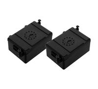 Milisten 2 Pièces Boîte pour appareils électroniques Cas de Voiture rc boîtier de réception rc Protecteur Radio récepteur rc boîtier émetteur rc Plastique Black
