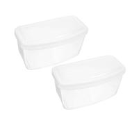 Milisten 2 Pièces Boîte Rangement Masque Plongée Étui Snorkeling et Lunettes Natation Coque Rigide Polypropylène Résistante Compact et Gain de Place pour Équipement de Plongée