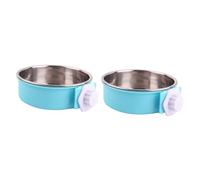 Milisten 2 Pièces Bol Suspendu pour Cage d'alimentation pour Animaux de Compagnie Bocal a Farine Dog Food Bols d'alimentation pour Animaux de Compagnie mangeoire pour Chat Bols de Chat