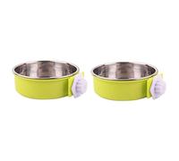 Milisten 2 Pièces Bol Suspendu pour Cage d'alimentation pour Animaux de Compagnie Bol Suspendu pour Animaux de Compagnie Bol d'eau pour Chat Drop Shot Bocal a Farine Bols de Chat Nourrir
