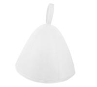 Milisten 2 pièces Bonnet de Sauna Feutre Épais Chapeau Anti-chaleur Unisexe pour Bain et Sauna Respirant et Confortable avec Anneau de Suspension Protection Tête pour Hommes et Femmes