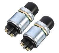 Milisten 2 pièces Bouton de Démarrage Étanche pour Moteur de Voiture et Bateau Commutateur Allumage Robuste Bouton Poussoir de Remplacement pour Camion et Véhicule Naval