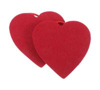 Milisten 2 Pièces Bracelet d'amour bricolages faciles en feutre accessoire sur le thème du cœur fabriquer du plaisir pour les enfants créations uniques en feutre rouge