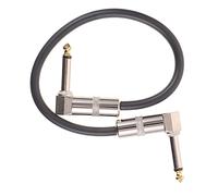 Milisten 2 pièces Câble Patch Guitare Électrique Accessoire de pour Pédale Effet Compatible Basse et Claviers Cordon Audio Instrument de Musique