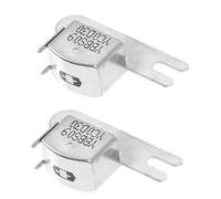 Milisten 2 Pièces Cassette Tape Recorder Head Metal Stereo Magnetic Button Components For Dual Channel Audio Player Repair