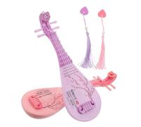 Milisten 2 Pièces Chinese Lute Pipa Model for Early Music Education with Sound and Light Montessori Musical Instrument Toy for Sensory Development and Family Fun