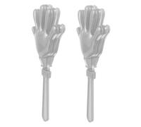 Milisten 2 PièCes Claque À Main Plastique RéUtilisable Pour ÉVéNements Sportifs Et FêTes Accessoires De Bruiteur Portable, 7.48X3.35X0.98In Outils D'Acclamation Festive