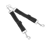 Milisten 2 Pièces Connecteur de Collier pour Chien Réfléchissant Clips Ajustables Nylon Double Attache Sécurisée pour Laisse Accessoire pour Promenade et Dressage