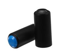 Milisten 2 Pièces Couvercle Batterie Microphone Plastique Compatible Beta Protecteur Mic Reutilisable Noir Bleu