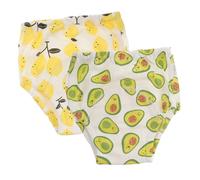 Milisten 2 pièces Culottes Apprentissage Coton Respirant pour Garçon Fille Garçon Fille Sous Vêtements Rembourrés Absorbants Réutilisables Lot