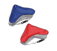 Milisten 2 Pièces de Transport pour Patins à roulettes Grand Format Poignée Résistante Pochette pour Chaussures de Roller Glace ou Inline Lot de Bleu et Rouge