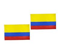 Milisten 2 Pièces Drapeau Colombien Bannière Décorative pour Festivals et Événements Parfait Équipe