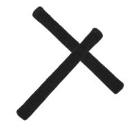 Milisten 2 pièces Embouts Antidérapants pour Branches de Lunettes Coussinets Oreille Doux Tissu Tricoté Confortables et Élastiques Compatibles Lunettes