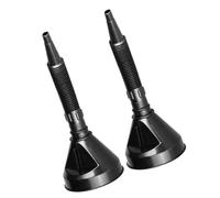 Milisten 2 pièces Entonnoir à Huile Multifonction pour Moto et Voiture Bec Large avec Filtre Outil Léger pour Vidange et Remplissage Huile Boîte de Vitesse