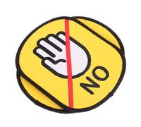 Milisten 2 pièces Étiquettes Identification Réutilisables et Étanches pour Chiens Patches Avertissement Ne Toucher pour Colliers et Laisses Accessoires Pratiques pour Harnais et Laisse