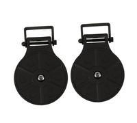 Milisten 2 Pièces Fitness Pulley Wheel with Bearing Smooth Rolling Cable Machine Attachment for Strength Training and Home Gym Equipment