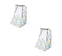 Milisten 2 Pièces Housse de Poussette Multifonctionnelle avec Protection Totale Doux pour Sièges Auto Caddies Allaitement Motif Dino pour Sorties Famille