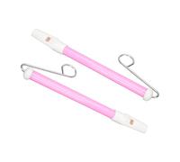 Milisten 2 pièces Instrument de Musique Sifflet Coulissant Rose pour Garçon Fille Musical Drôle et Pédagogique Formation Parole et Motricité Buccale Cadeau Créatif pour Garçons et Filles