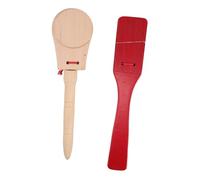 Milisten 2 pièces Instruments de Percussion Bois Robustes pour Garçon Fille à Poignée Longue Ergonomique pour Éducation Musicale et Performances sur Scène
