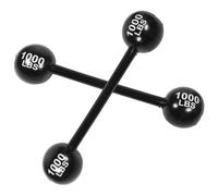 Milisten 2 pièces Jouets Haltères Gonflables Épaissis Sport Parent-garçon Fille pour Fête Anniversaire Carnaval Garçons Filles Jeux Extérieur Intérieur