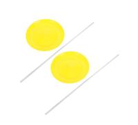 Milisten 2 Pièces Juggling Plates with Stick Lightweight Circus Juggling Accessories for Adults Teens Beginners Carnival Performance Props